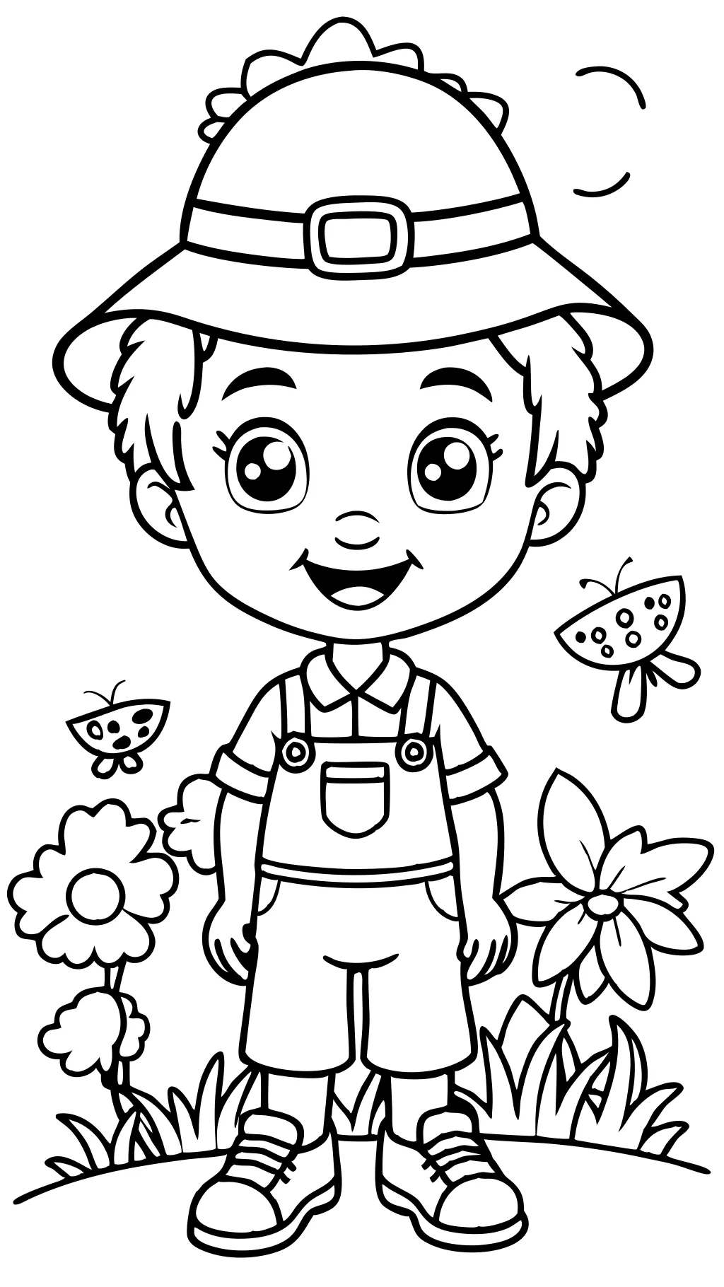 coloriage blippi et mekah